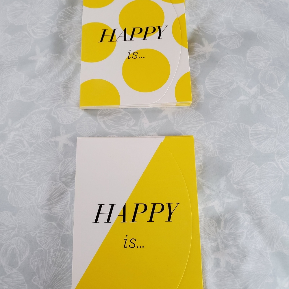 Happy Is Notecard Set - Picture 4 of 6